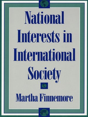cover image of National Interests in International Society